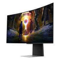 86,4cm/34" (3440x1440) Samsung Odyssey G8 LS34DG850SUXEN 21:9 OLED 0,03ms 175Hz Micro-HDMI Mini-DisplayPort USB-C VESA Speaker Silver