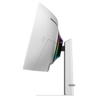 124,0cm/49" (5120x1440) Samsung Odyssey G9 G93SD S49DG934SU 32:9 OLED 0,03ms 240Hz DisplayPort HDMI Micro-HDMI VESA HDR FreeSync G-Sync Silvr