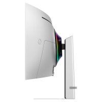 124,0cm/49" (5120x1440) Samsung Odyssey G9 G93SD S49DG934SU 32:9 OLED 0,03ms 240Hz DisplayPort HDMI Micro-HDMI VESA HDR FreeSync G-Sync Silvr