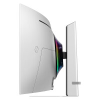 124,0cm/49" (5120x1440) Samsung Odyssey G9 G93SD S49DG934SU 32:9 OLED 0,03ms 240Hz DisplayPort HDMI Micro-HDMI VESA HDR FreeSync G-Sync Silvr