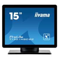 IIYAMA 38.0cm (15") T1521MSC-B2 4:3 M-Touch VGA+HDMI...
