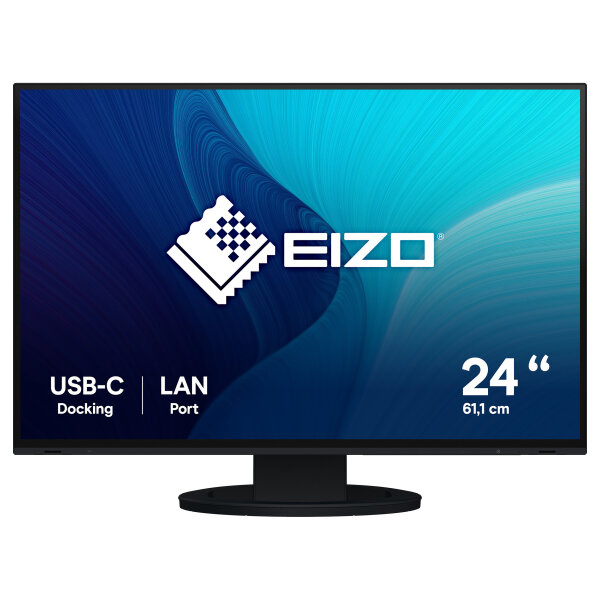 EIZO 61.0cm (24") EV2495-BK 16:10 HDMI+DP+USB-C IPS bl.
