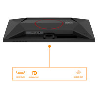 61cm/24" (1920x1080) AOC 24G42E Gaming 16:09 HDMI+DP black/grey