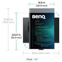 BenQ 71.6cm RD280UA 3:2 HDMI/USB-C/DP sil. ErgoArm UHD