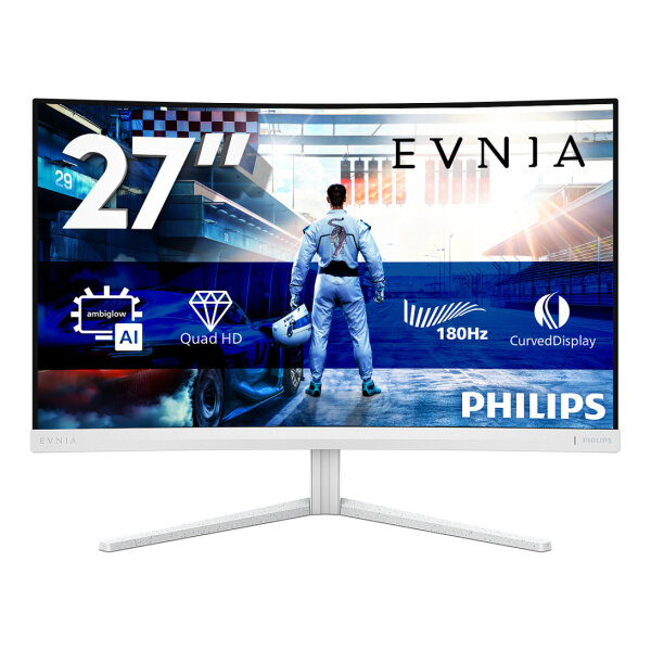 Philips 68.5cm (27.0") 27M2C5501 16:09 2xHDMI+DP Curved wh.