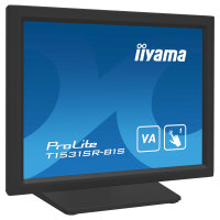 IIYAMA 38.0cm (15") T1531SR-B1S 4:3 Touch HDMI+DP VA...