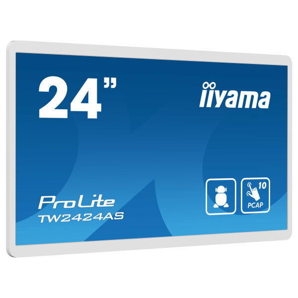 IIYAMA 60.5cm (23.8") TW2424AS-W1 16:9 M-Touch HDMI Android retail