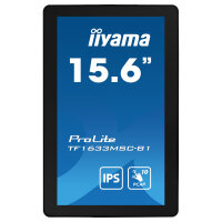 IIYAMA 39.5cm (15.6") TF1633MSC-B1 16:9 M-Touch HDMI+DP bl. retail