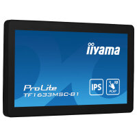 IIYAMA 39.5cm (15.6") TF1633MSC-B1 16:9 M-Touch HDMI+DP bl. retail