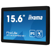 IIYAMA 39.5cm (15.6") TF1633MSC-B1 16:9 M-Touch HDMI+DP bl. retail