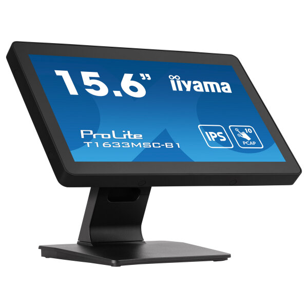 IIYAMA 39.5cm (15.6") T1633MSC-B1 16:9 M-Touch HDMI+DP+USB retail