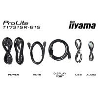 IIYAMA 43.0cm (17") T1731SR-B1S 5:4 HDMI+DP Spk black retail