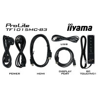 IIYAMA 25.7cm (10.1") TF1015MC-B3 16:10 M-Touch HDMI+DP+USB