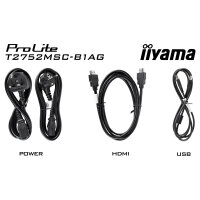 IIYAMA 68.6cm (27") T2752MSC-B1AG 16:9 Touch HDMI+DP IPS