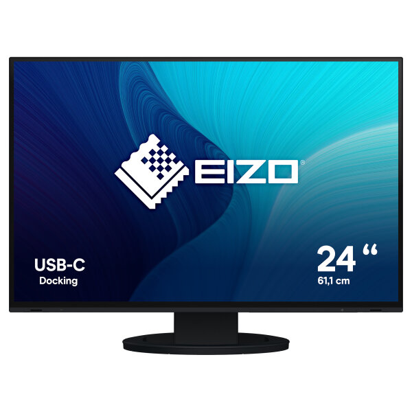 EIZO 61.0cm (24") EV2485-BK 16:10 HDMI+DP+USB-C IPS bl.