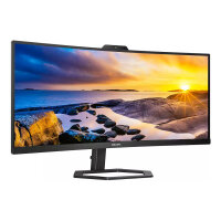 86,4cm/34" (3440×1440) Philips 34E1C5600HE/00 21:9 VA 4ms 100Hz USB-C HDMI DisplayPort Webcam Speakers VESA Black