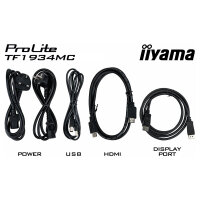 IIYAMA 48.0cm (19") TF1934MC-B7X 5:4 M-Touch HDMI+DP+USB