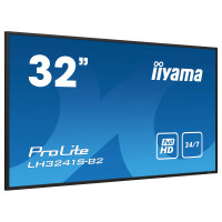 IIYAMA 80.0cm (31.5") LH3241S-B2 16:9 3xHDMI+USB IPS schw. retail