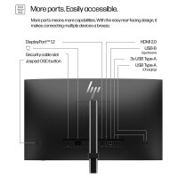 60,5cm/23.8" (1920x1080) HP Pro 524pf 16:9 IPS 5ms 100Hz HDMI DisplayPort USB VESA Black/Silver