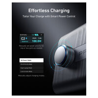 ANKER Prime Charger 250W USB-C Ladegert 6 Ports GaNPrime 2.26Z LCD-Display Smart Control Regler
