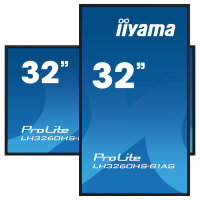 IIYAMA 80.0cm (31.5") LH3260HS-B1AG 16:9 3xHDMI+2xUSB Spk B retail