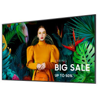 108cm/43" (3840x2160) Samsung QB43C 16:9 VA 8ms 60Hz 3x HDMI USB DisplayPort RJ45 WiFi Bluetooth VESA Black