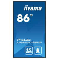 IIYAMA 217.0cm(86") LH8665UHSB-B1 16:9 2xHDMI+DP+2xUSB IPS retail (Speditionsversand)