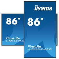 IIYAMA 217.0cm(86") LH8665UHSB-B1 16:9 2xHDMI+DP+2xUSB IPS retail (Speditionsversand)
