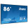 IIYAMA 217.0cm(86") LH8665UHSB-B1 16:9 2xHDMI+DP+2xUSB IPS retail (Speditionsversand)