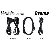 IIYAMA 80.0cm (31.5") TF3215MC-B2 16:9 M-Touch HDMI+DP+USB