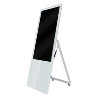Allnet Standdisplay 43 Zoll Aufsteller mit Laufrollen....