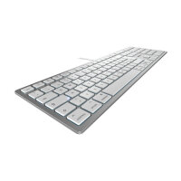 Cherry TAS KC 6000 C FOR MAC Corded DE-Layout silver/white