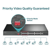 TP-Link Switch TL-SL1226P 26-Port 10/100Mbps PoE