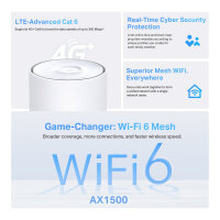 TP-Link WL-AP Access Point Deco X10 Mesh-System (4G+AX1500)