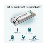 TP-LINK TL-SM321B -2 - SFP (Mini-GBIC)-Transceiver-Modul - GigE - 1000Base-BX - LC/UPC Einzelmodus - bis zu 10 km - 1310 (TX)