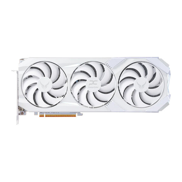RX 9070 XT 16GB PowerColor Radeon Red Devil Spectral GDDR6 3 Fan white