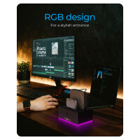 ICY BOX Dockingstation 6.4cm (2.5) & 8.9cm (3.5) SATA - USB 3.0