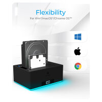 ICY BOX Dockingstation 6.4cm (2.5) & 8.9cm (3.5) SATA - USB 3.0