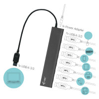 D I-TEC USB 3.0 7-PORT HUB ALU.