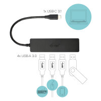 D I-TEC USB-C SLIM 4-PORT HUB