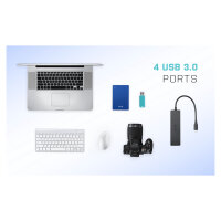 D I-TEC USB-C SLIM 4-PORT HUB