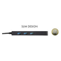D I-TEC USB-C SLIM HUB + GLAN