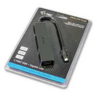 D I-TEC USB-C SLIM HUB + GLAN