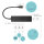 D I-TEC USB-C SLIM HUB + GLAN