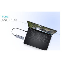 D I-TEC USB-C METAL 4-PORT HUB