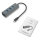 D I-TEC USB-C METAL 4-PORT HUB