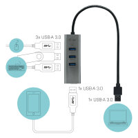 D I-TEC USB 3.0 METAL 4-PORT HUB