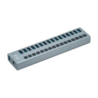 D I-TEC USB 3.0 HUB 16 PORT 90 W