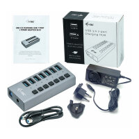 D I-TEC USB 3.0 HUB 7 PORT 36 W