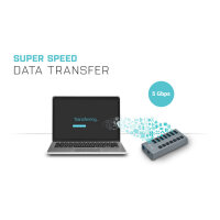 D I-TEC USB 3.0 HUB 7 PORT 36 W